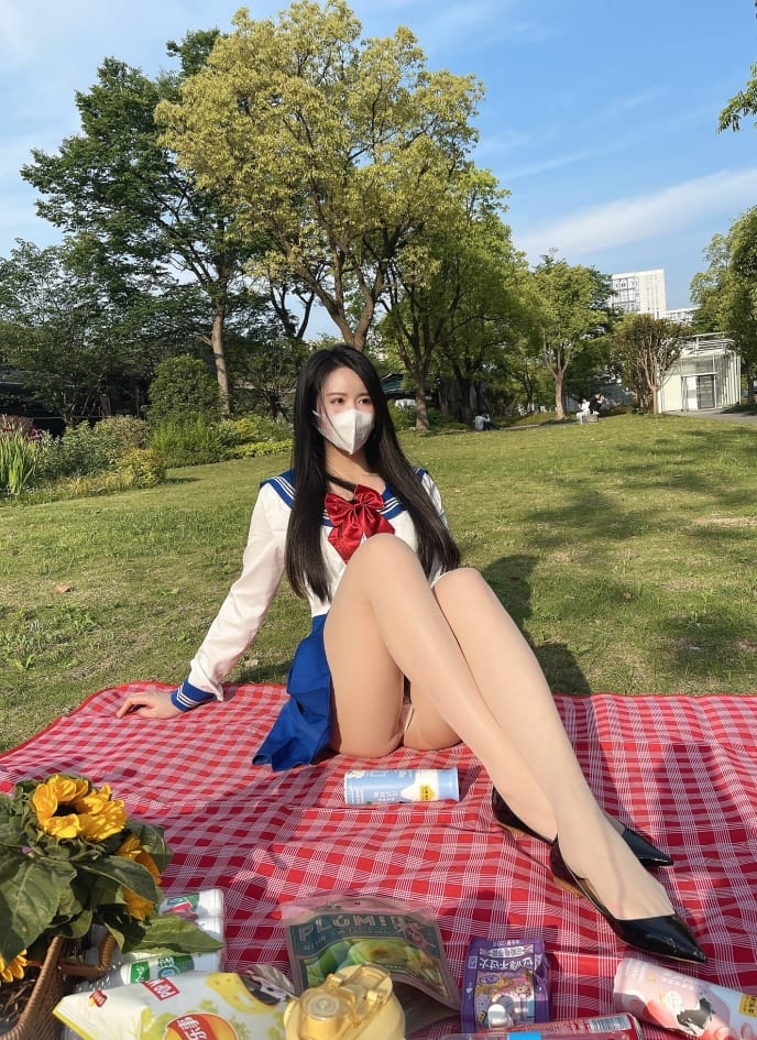 图片[1]-【微-密】July芝岚-户外野餐 [59P-89M]-写真栈-xiezz.cc