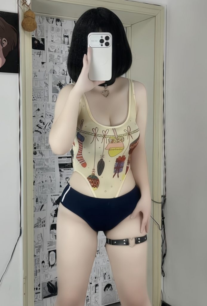 图片[1]-【微-密】酷野-连体衣+三角裤+勒肉过膝袜[12P1V-52MB]-写真栈-xiezz.cc