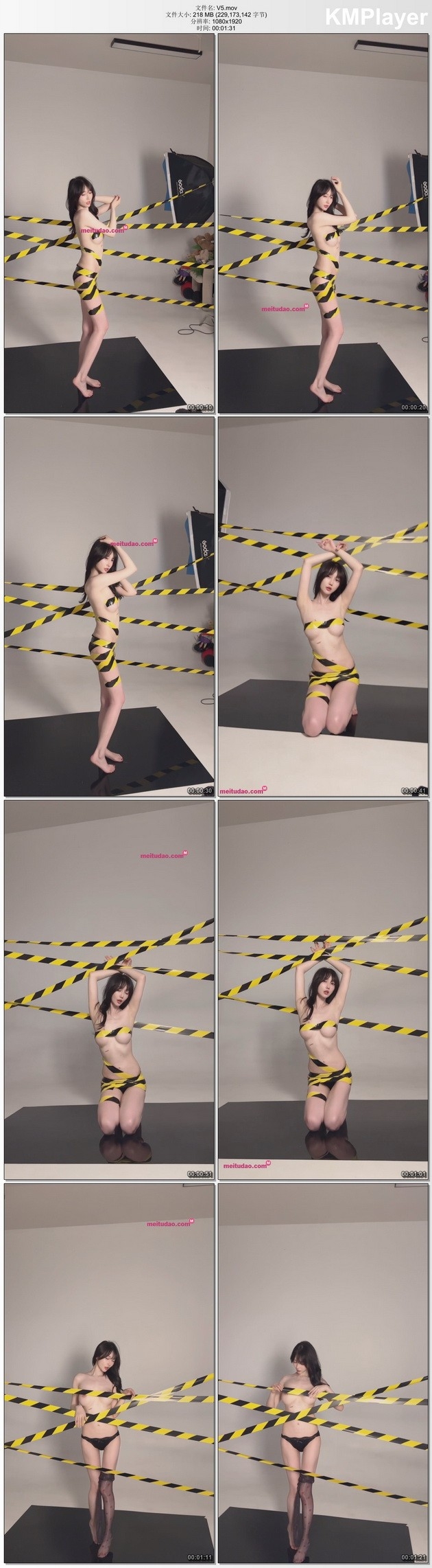 月儿月 蓝色制服 拍摄花絮 [77P+5V-1.95G]