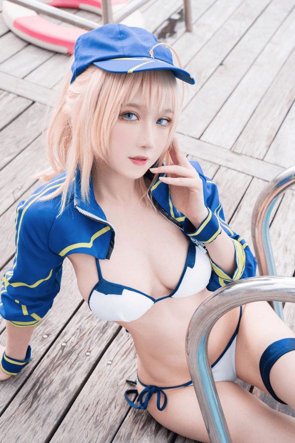 图片[1]-阿包也是兔娘 – NO.045 冲田总司泳装[26P-386MB]-蜜桃啵啵