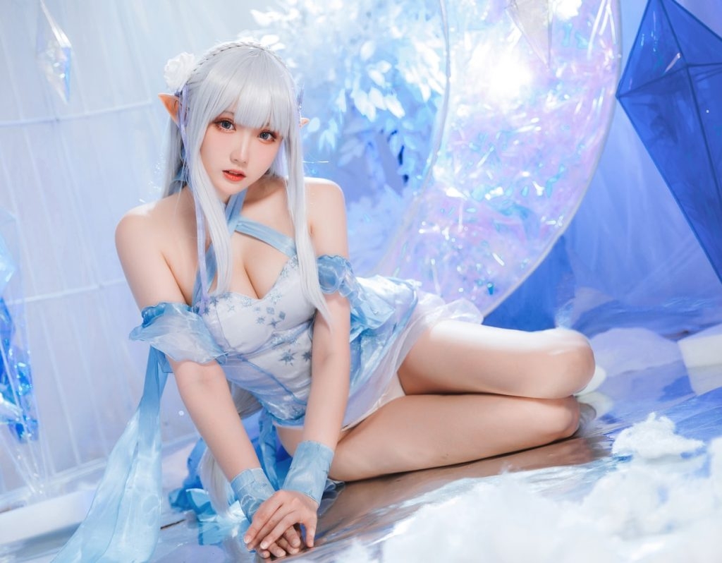 图片[2]-瓜希酱 – NO.49 爱蜜莉雅 水晶礼服[28P-144MB]-蜜桃啵啵