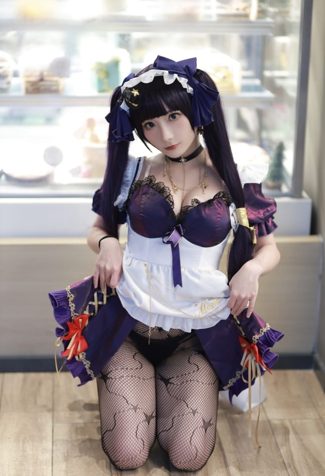 图片[1]-是三不是世w – NO.09 原神莫娜女仆[55P-86MB]-蜜桃啵啵