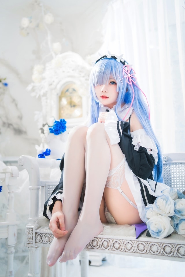 图片[1]-桜桃喵 – NO.127 长发蕾姆01[45P-685MB]-蜜桃啵啵