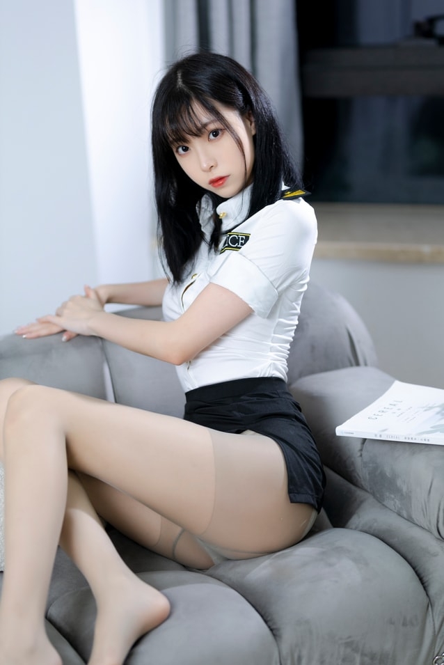 图片[2]-许岚LAN – NO.008 灰丝制服[40P-516MB]-蜜桃啵啵