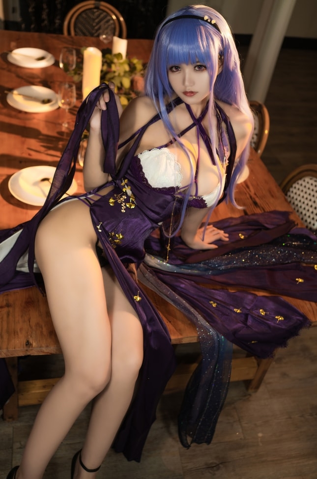 图片[1]-小仓千代w – NO.027 黛朵礼服[19P-154MB]-蜜桃啵啵