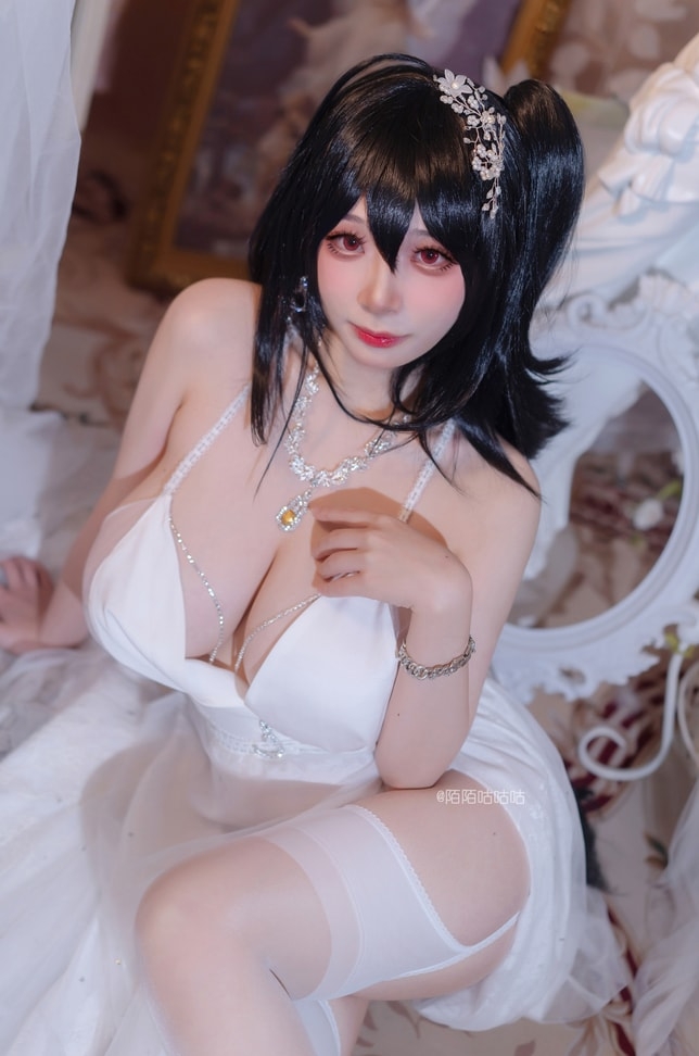 图片[1]-韶陌陌 – NO.023 大凤 婚纱 [18P-182MB]-写真栈