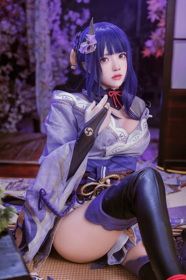 图片[1]-桜桃喵 – NO.135 雷电将军[51P1V-1.86GB]-蜜桃啵啵