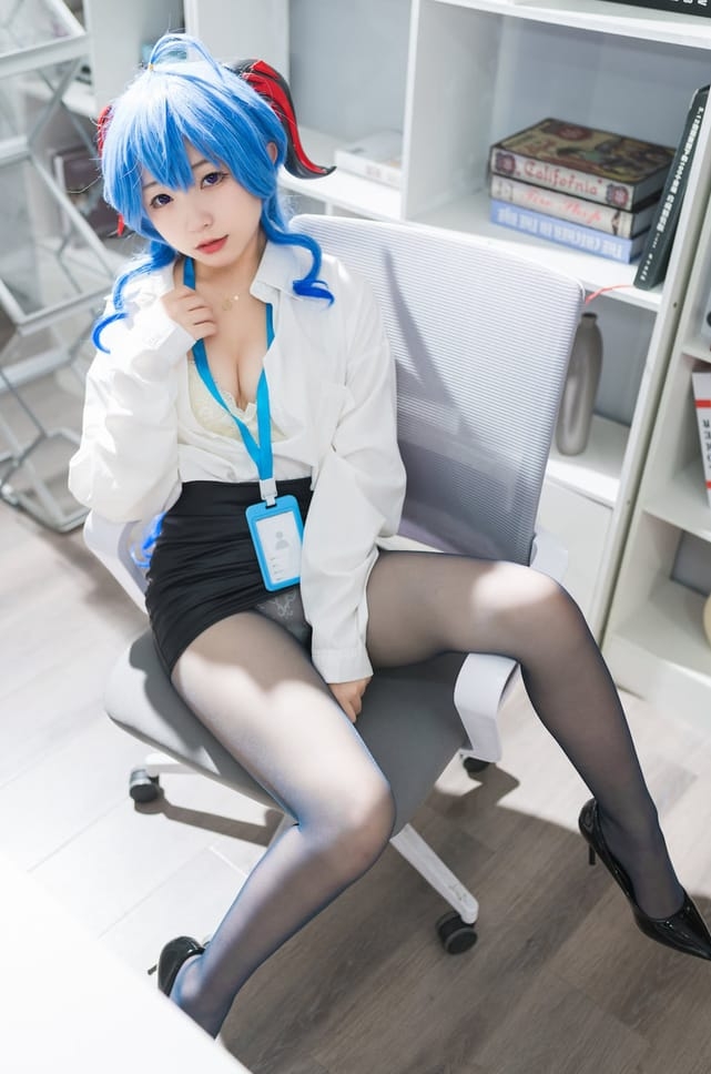 图片[1]-花铃 – NO.19 甘雨秘书ol [93P-574M]-蜜桃啵啵