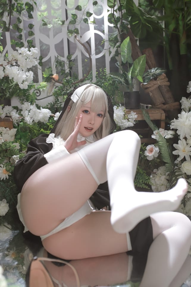 图片[1]-Asagiriai（愛ちゃん）- NO.22 修女 [56P-717M]-蜜桃啵啵