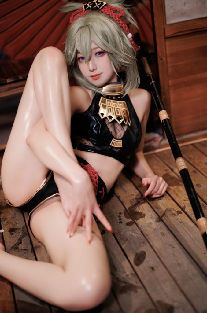 图片[1]-封疆疆v NO.35 原神 久岐忍 [26P-185M]-写真栈