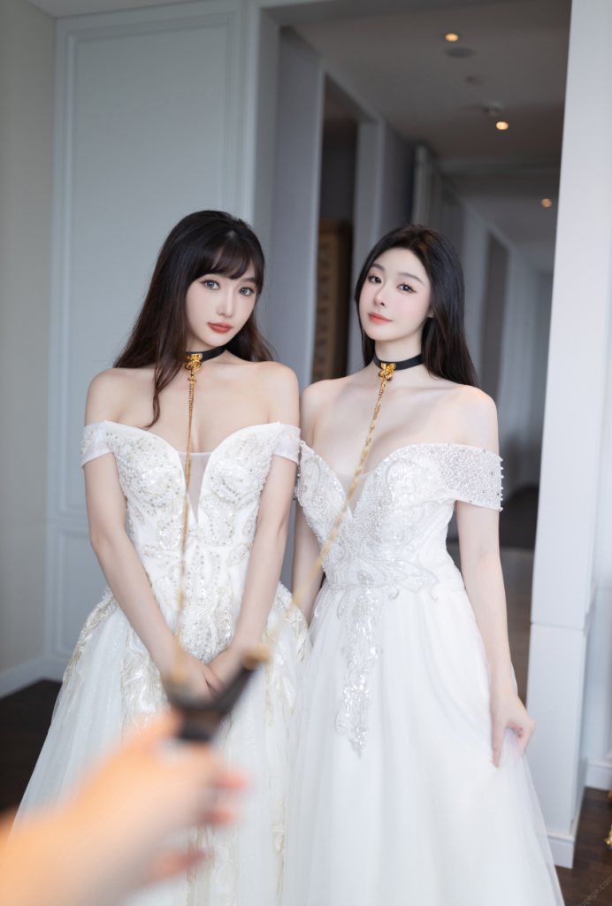 图片[1]-是小逗逗&陆萱萱 – 双人婚纱 [100P-1.13GB]-蜜桃啵啵