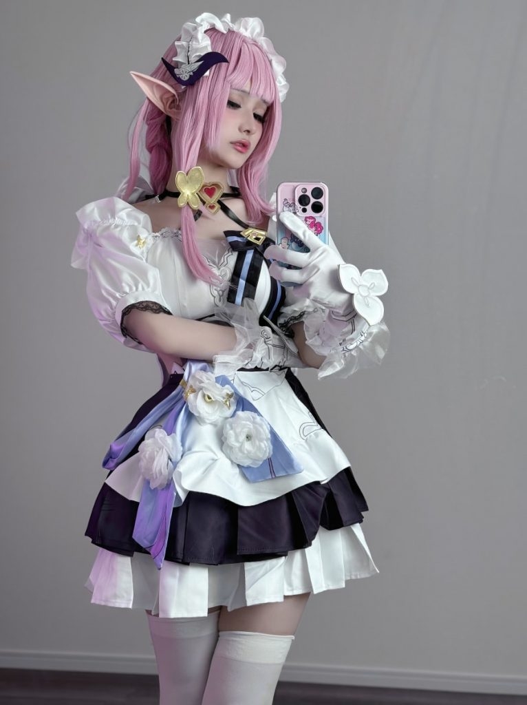 图片[1]-幼愛youmeko – NO.19 爱莉希雅女仆 [20P-71MB]-蜜桃啵啵