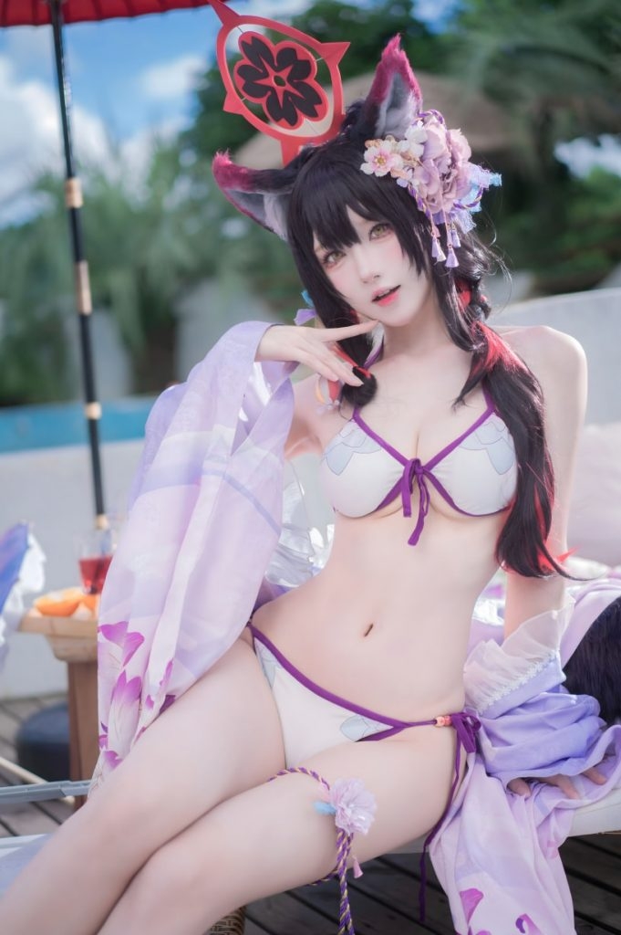 图片[1]-阿包也是兔娘 NO.107 蔚蓝档案 狐坂若藻 水着 [32P-187MB]VIP-蜜桃啵啵