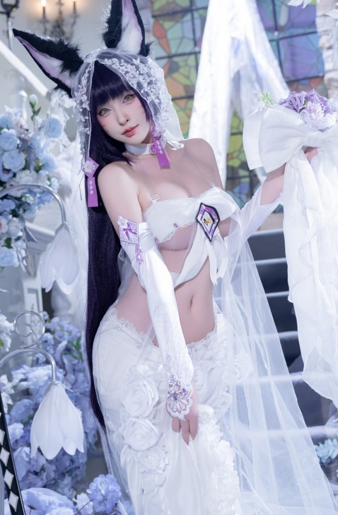 图片[1]-清水由乃 NO.077 碧蓝航线 武藏 紫藤花[51P1V-638MB]VIP-写真栈