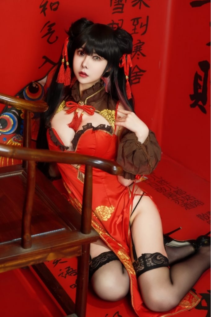 图片[2]-亚马逊鲶鱼 – NO.15 时崎狂三 旗袍[25P-379MB]-写真栈