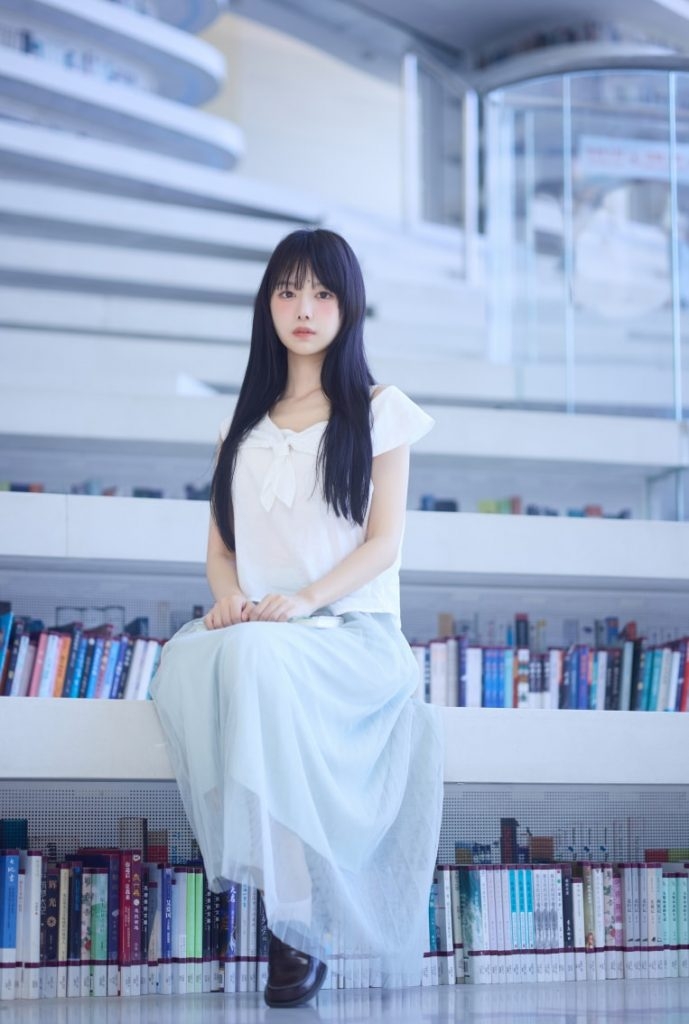 图片[1]-Shika小鹿鹿 NO.134 图书馆 [16P-294MB]-写真栈