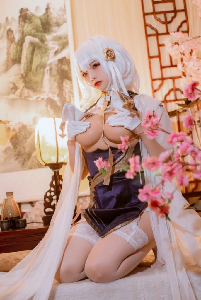 图片[1]-二佐Nisa – NO.208 碧蓝航线-天狼星旗袍[25P-211MB]-蜜桃啵啵