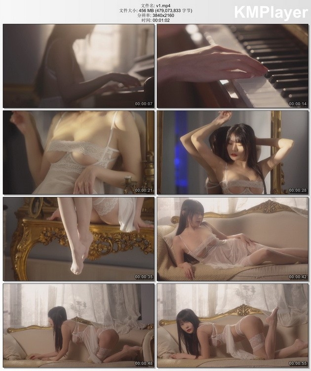 香草喵露露 – NO.071 舰长图 白丝纱裙[10P-1V-592M]