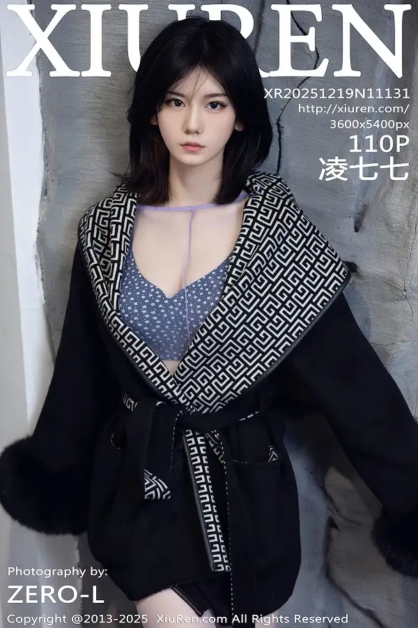 [XiuRen秀人网]No.11131_模特凌七七性感紫色超薄连体丝袜露圆点内衣秀曼妙身材诱惑写真110P