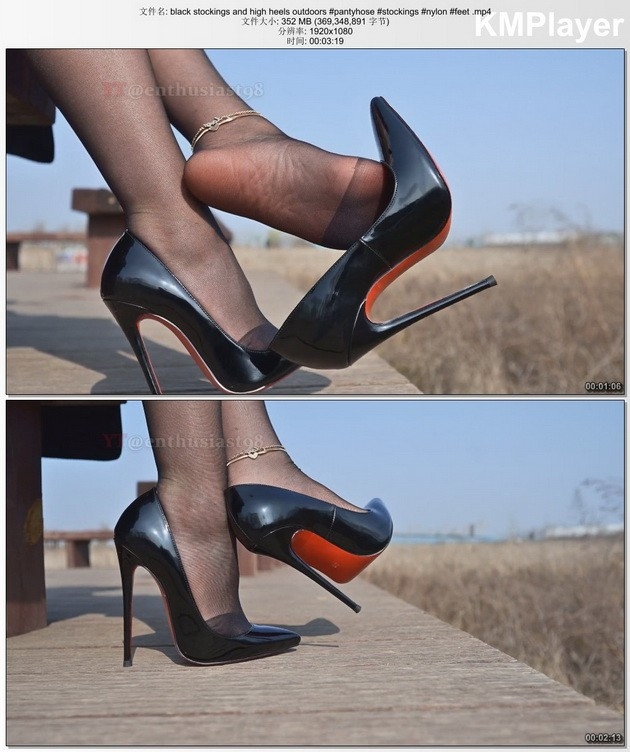 休闲公主之户外试穿12cm超高跟并尝试挑鞋[mp4/352M]